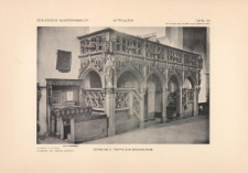 Tafel 33 Mittelalter : Schweidnitz Treppe zum B&uuml;rgerchore