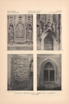 Tafel 57 Fig&uuml;rliche Plastik Des Mittelalters : G&ouml;rlitz: Frauenthorturm, Annenkapelle, Oberkirche ; Ebersbach