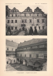 Tafel 89 Renaissance : Giesmannsdorf ; Plagwitz Schlosshof