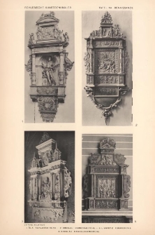 Tafel 114 Renaissance : &Ouml;ls Schlosskirche ; Breslau Barbarakirche ; Liegnitz Oberkirche ; Breslau Magdalenenkirche