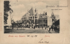 Gruss aus Oppeln : Bahnhof