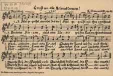 Gru&szlig; an die Heimattreuen!