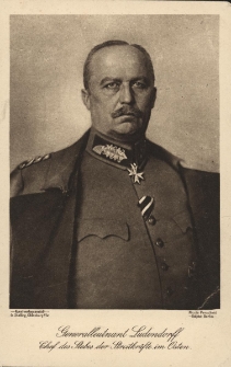 Generalleutnant Ludendorff : Chef des Stabes der Streitkr&auml;fte im Osten