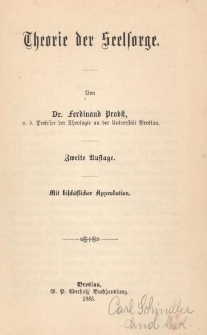 Theorie der Seelsorge