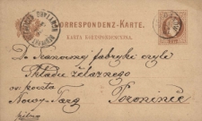 Correspondenz-Karte