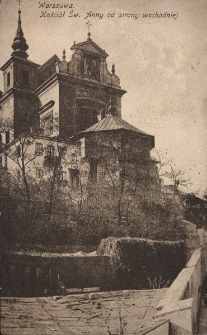 Warszawa : Kości&oacute;ł Św. Anny od strony wschodniej