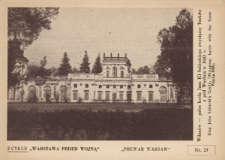 Warszawa przed wojną : Wilan&oacute;w - pałac kr&oacute;la Jana III Sobieskiego zwycięzcy Turk&oacute;w z pod [sic!] Wiednia