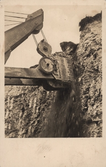 Baggerarbeit im Steinbruch : Schlesische Portland=Zement=Industrie A.=G., Oppeln