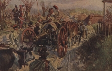 Bartosz Głowacki na zdobytej armacie (1794)