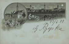 Gruss aus Pitschen O/Sch. : Rathaus