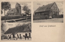 Gruß aus Gräfenort : Evang. Kirche, Schule, Gasthaus