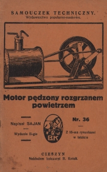 Motor pędzony rozgrzanem powietrzem