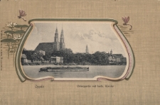 Oppeln : Oderpartie mit kath. Kirche
