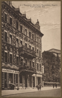 Oppeln : J. v. Manowski, Deutsche Bierstuben
