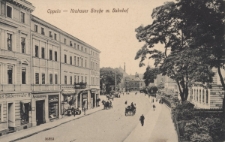 Oppeln : Krakauer Stra&szlig;e m. Bahnhof