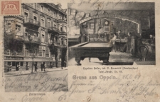 Gruss aus Oppeln : Zimmerstra&szlig;e. Oppelner Keller, Inh. P. Rosentritt (Katakomben)