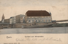 Oppeln : Einfahrt zum Winterhafen