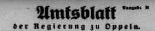 Amtsblatt der Regierung zu Oppeln 1926. St&uuml;ck 32