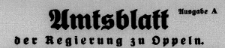Amtsblatt der Regierung zu Oppeln 1928. St&uuml;ck 39