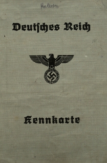 Deutsches Reich Kenkarte Kulessa Margarita....Nr 0000269/ Podpis : Polizeimester