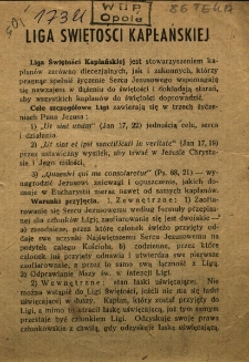 Liga świętości kapłańskiej