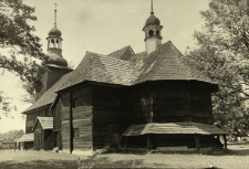 Koszęcin : kości&oacute;ł drewniany z zewnątrz