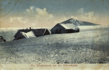 Die Wiesenbaude mit der Schneekoppe