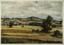 G&oacute;ra Świętej Anny : widok na klasztor według akwareli Neumanna