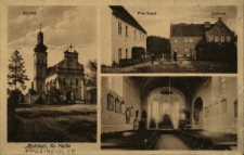 Prusinowice : kościół, plebania, szkoła