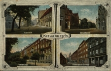 Kluczbork : m.in. dworzec, ulica Kościelna