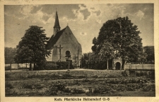 Dziewiętlice : widok na kościół