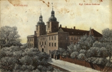 Pr&oacute;szk&oacute;w : pałac Pr&oacute;szkowskich z 1563 roku, p&oacute;zniej Akademia Rolnicza, Seminarium Nauczycielskie, zakład opiekuńczy