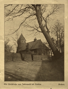 Wodzisław Śląski : kości&oacute;ł drewniany w Jedłowniku