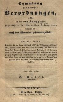 Enthaltend die im Jahre 1836 und 1837 zur Erl&auml;uterung der Criminal, Hypotheken und Depositalordnung ..., Bd.11