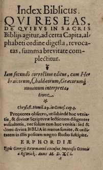 Contra Jacobum Kimedoncium Theologum Heidelbergensem, Qui Calviniano furure cum sociis accensus. Mahometismo fores aperit, et Evangelium Jesu Christi funditus extirpare conatur