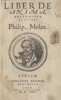Liber de Anima recognitus
