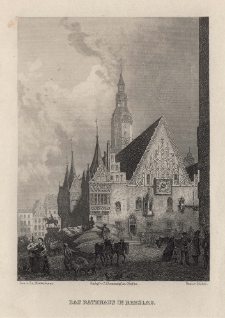 Das Rathhaus in Breslau