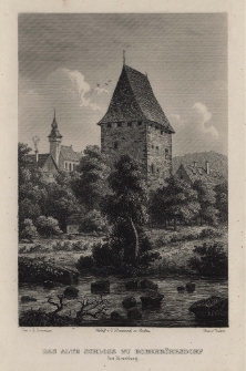 Der alte Schloss Boberröhrsdorf bei Hirschberg