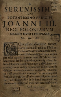 Annalium Poloniae ab obitu Vladislai IV