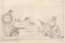 Tetyda przynosi Achillesowi nową tarczę wykuta przez Hefajstosa