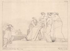 Andromacha mdleje na widok zabitego Hektora, ciągniętego za rydwanem Achillesa