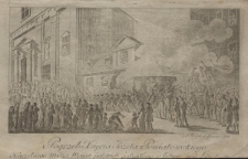 Pogrzeb Xięcia J&oacute;zefa Poniatowskiego Naczelnego Wodza Woysk Polskich poległego w bitwie pod Lipskiem