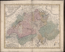 Helvetia tredecim statibus liberis quos cantones vocant, composita. Una cum foederatis et subjectis Provinciis, ex probatissimis Subsidiis geographice delineata per DM. Tobiam Mayerum Professorem Matth. Goettingensem. Luci publicae tradita ab Homannianis Heredibus = La Svisse divis&eacute;e en ses treze Cantons, ses Alliez et ses Sujets