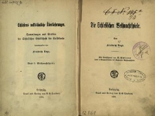 Schlesiens volkst&uuml;mliche &Uuml;berlieferungen : Sammlungen und Studien der Schlesischen Gesellschaft f&uuml;r Volkstunde : Bd.1. Die Schlesischen Weihnachtspiele