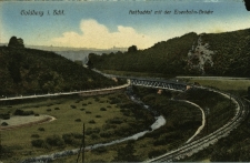 Złotoryja : Dolina Kaczawy z mostem kolejowym