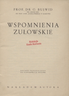 Wspomnienia zułowskie