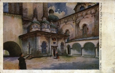 Lwów : dziedziniec Wołoskiej cerkwi