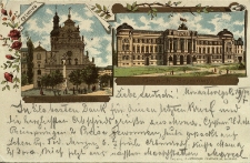 Lwów : kościół św. Andrzeja i klasztor Bernardynów we Lwowie oraz gmach Sejmu Krajowego Galicji