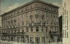 Stanisław&oacute;w : ulica Sapieżyńska, kawiarnia "Union"