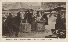 Kołomyja : budka z "kwasem gruszkowym" na targu